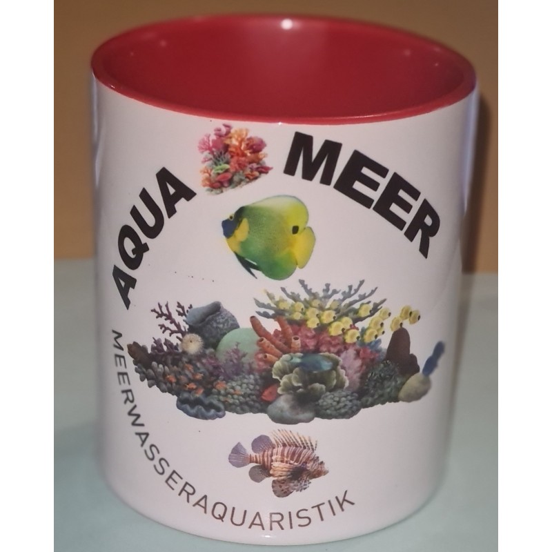 Zweifarbige Keramiktasse " Mit Aquaristik Druck Werbetasse AQUA MEER " Zweifarbige Keramiktasse " Mit Aquaristik Druck Werbetasse AQUA MEER "